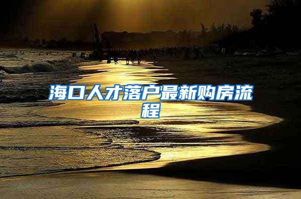 海口人才落户最新购房流程