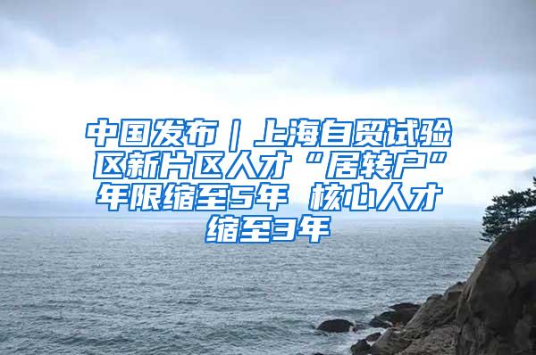 中国发布｜上海自贸试验区新片区人才“居转户”年限缩至5年 核心人才缩至3年