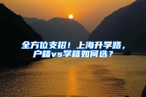 全方位支招！上海升学路，户籍vs学籍如何选？